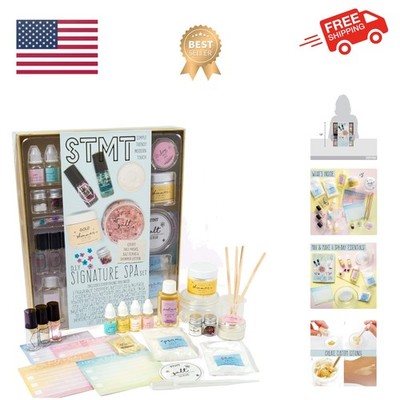DIY Signature Spa Set by , Mix & Make Your Own Spa Supplies with Salt Scrubs,...