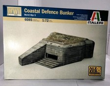 ITALERI KIT 6085 1/72 COASTAL DEFENCE BUNKER Sealed Bags Model Kit See Desc 