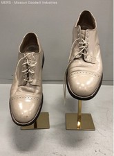 Stacy Adams Beige Leather Cap Toe Derby Dress Shoes Men's Size 10 D