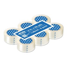 Clear Packing Tape 2" x 55 Yards - 6 Rolls, Heavy Duty Shipping  Moving Tape, 1