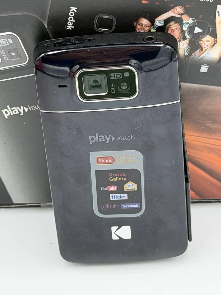 Videocámara táctil negra KODAK Zi10 Play compacta probada leer descripción Foto 2 de 4