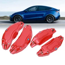 Brake Caliper Covers 4 Pcs 19in 20in Aluminium Alloy Wheel Hub Front And Rear