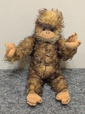 Vintage Mohair Monkey Chimpanzee Articulated Head LARGE 18" Poseable Plush MCM
