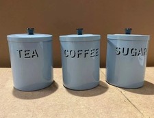Tea, Coffee, Sugar canisters