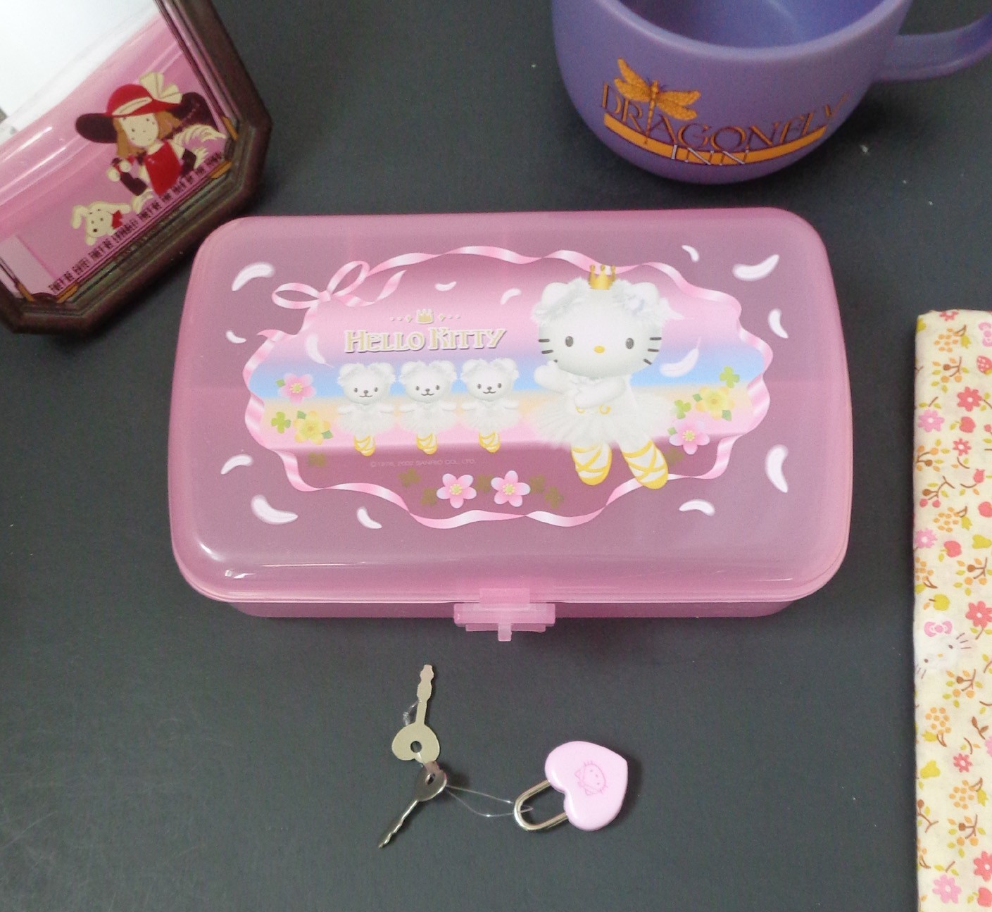 Case Box Tray Lock Key