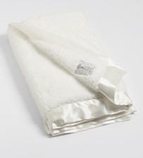 NEW 80 Little Giraffe Chenille Baby Blanket White 29" x 35"