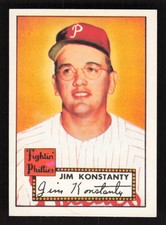 Jim Konstanty 1983 Topps 1952 Reprint Series #108 Philadelphia Phillies