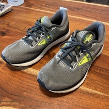 Brooks Glycerin 18 Men's Running Shoes Size 10 1103291D025 Gray Light Green