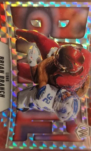 2025 Panini Mosaic Football Red Brian Branch #13
