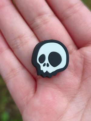 #ad Black And White Skull Maniac EDC Bead PVC $50.00