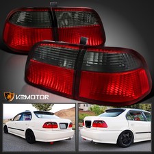 Redsmoke Fits 1999-2000 Honda Civic 4dr Sedan Tail Lights Lamp Leftright 99-00