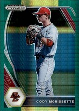 2021 Panini Prizm Draft Picks #PDP52 Cody Morissette Hyper Green & Yellow Prizm