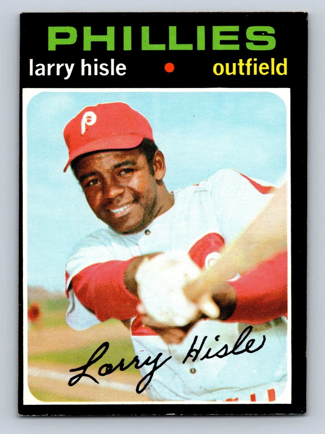 1971 Topps #616 Larry Hisle Philadelphia Phillies - EX