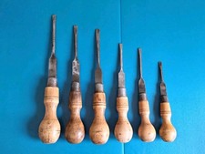 6x Marples Screwdrivers Made in England Slotted Head - Old Vintage Tool Ref 646Y