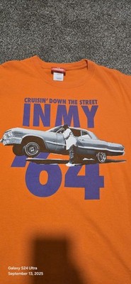 Easy E Orange T Shirt Official Ruthless Records Hip Hop Rap Graphic Tee
