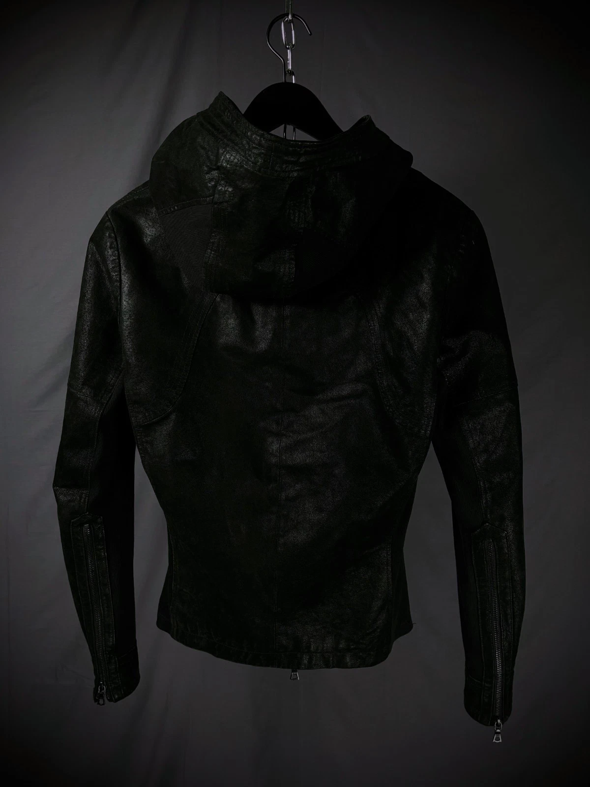 No ID Japanese Brand Hybrid Leather Bono Jacket image 5