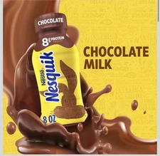 Nesquik Chocolate Lowfat Milk Ready to Drink 12 Pack of 8 fl oz.