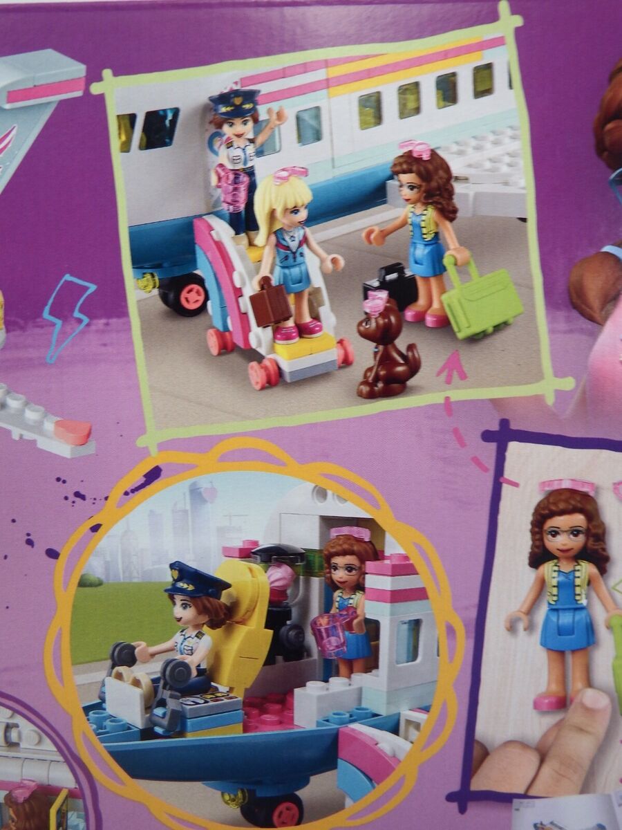 LEGO Friends Heartlake City Airplane 41429 Building Toy Inspires Travel  Story-Making Play Scenarios (574 Pieces) 