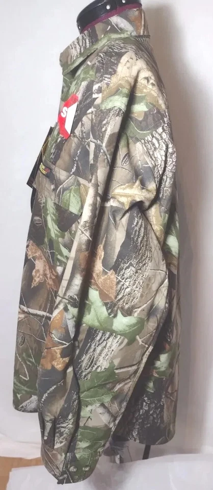 SCENT BLOCKER PLUS Camouflage Shirt Jacket Mens Sz"M"Realtree Hardwood green NWT - Image 3 of 4