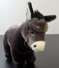 Aurora Miyoni Tots Donkey Standing Foal 11  Stuffed Animal Plush
