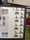 Lot Of 24 US Stamps In Frame-3 Cent And 15 Cent Denominations — photo 1