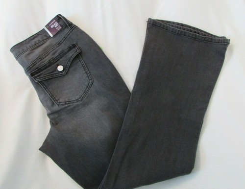 Ladies "Gloria Vanderbilt" Size 10 Avg, Black Rockford w/Whiskers Mid Rise Jeans - Picture 8 of 9