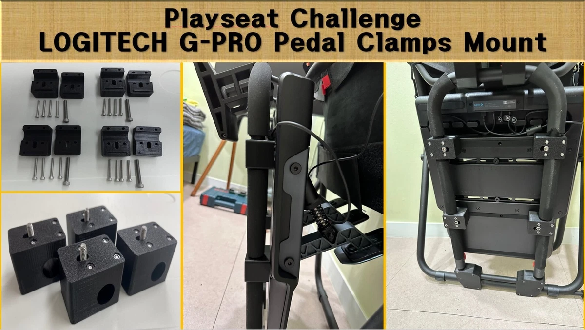 Playseat Challenge Logitech G PRO Pedal Clamps Mount