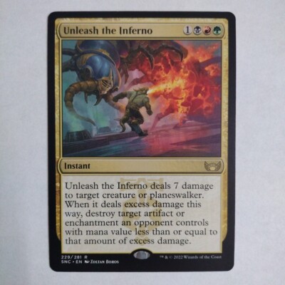Unleash the Inferno | MTG | SNC | 229/281 | Same Day Shipping!