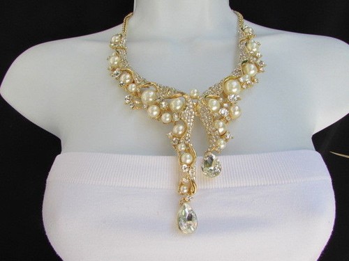 Collier Et Boucles D'oreilles Jessica Simpson - Argenté - Style Bohème - 27 Pouces - Occasion