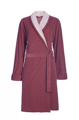 ESPRIT Bademantel Eve purple Morgenmantel Wellness Sauna Kimono kuschelig