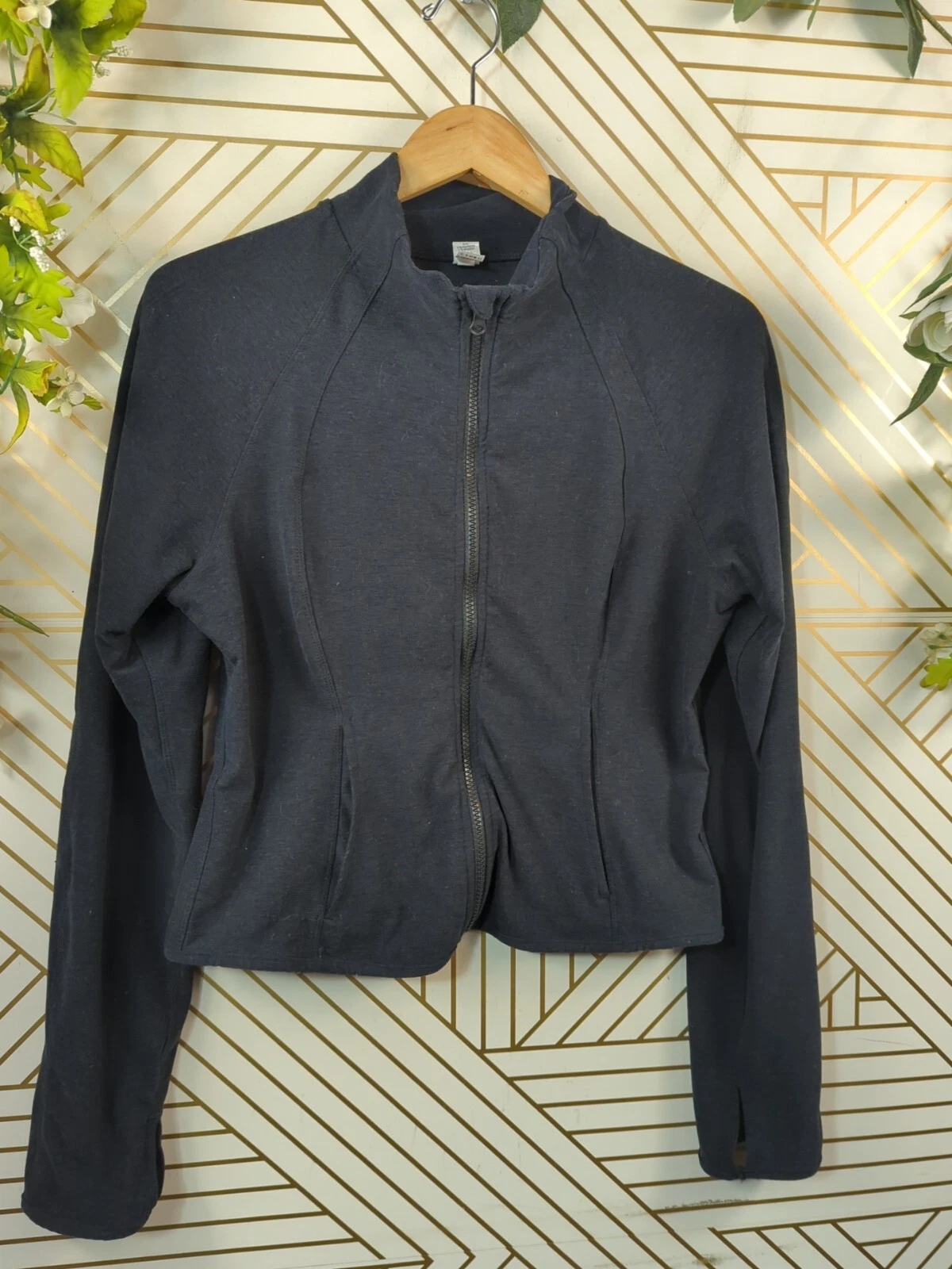 yogalicious ultra soft lightweight full zip yoga pockets jacket
