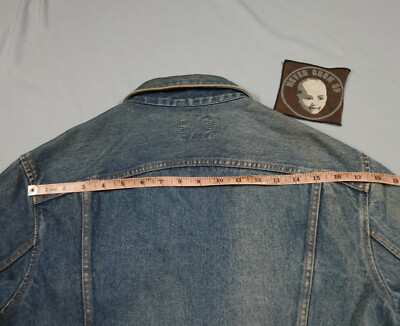 Vintage Wrangler Denim Jacket 70s Made in Japan Size L Blue