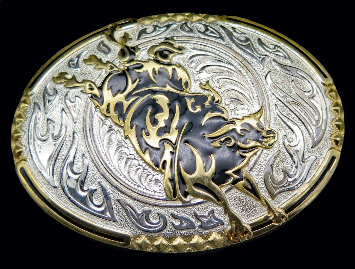 その他 Crummine 50 Years Anniversary Belt Buckl Crumrine Western Cowboy Bull Rider Belt Buckle | eBay