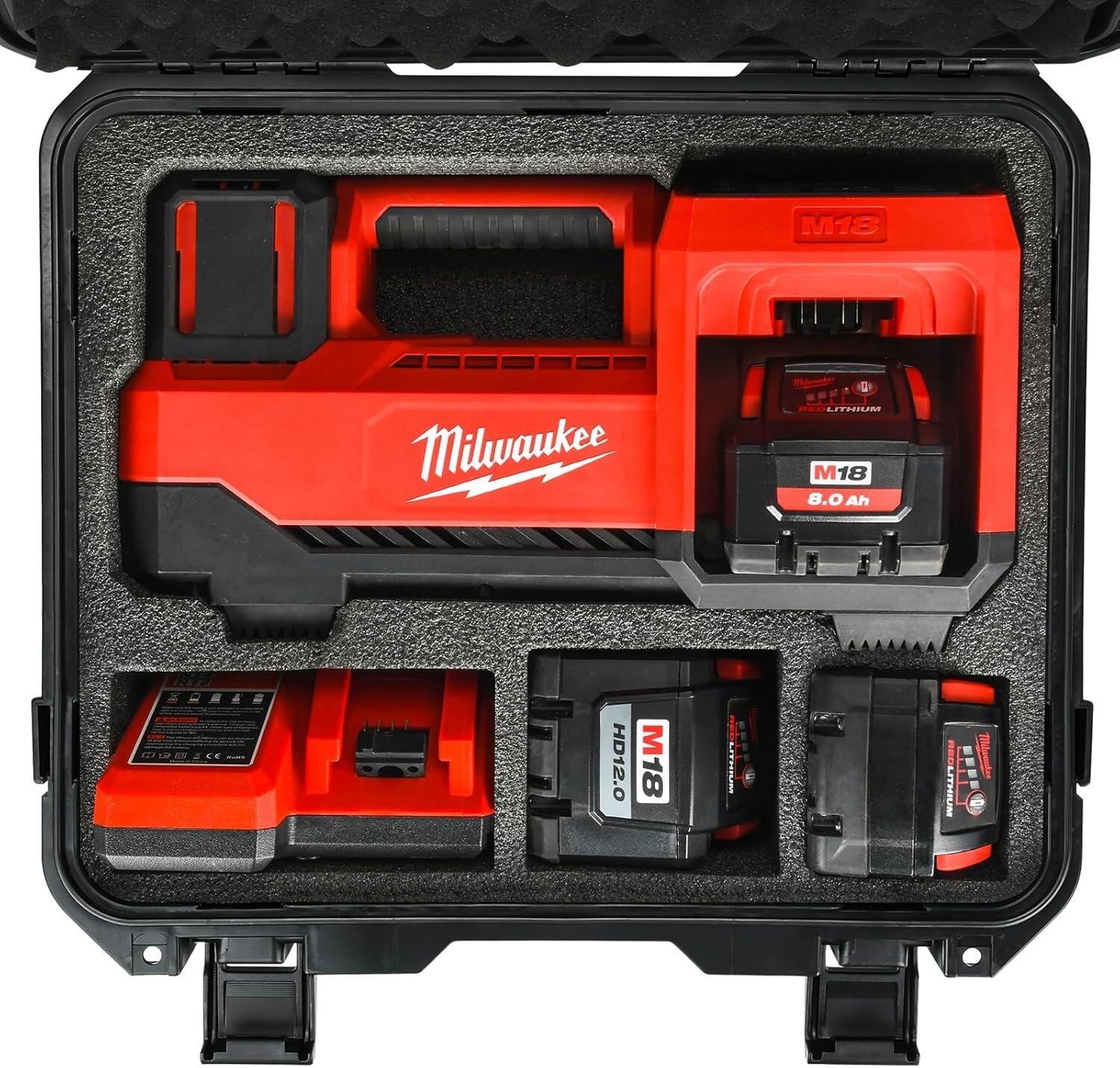 Hard Storage Case for Milwaukee M18 Inflator 2848 20 Air Compressor Waterproof