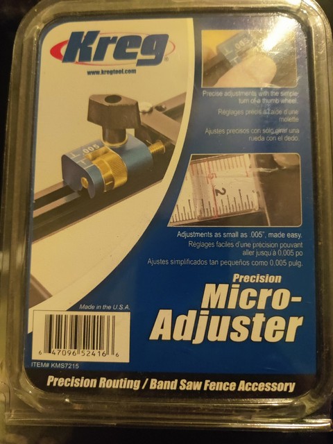 Kreg KMS7215 Micro-adjuster for Band 