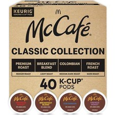 McCaf Classic Collection Variety Pack 40 K Cup Pods Premium Blend Coffee