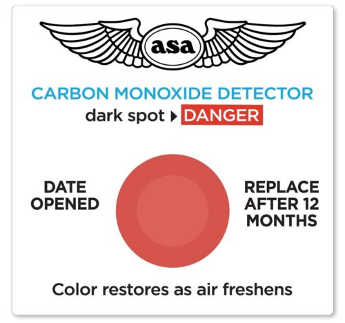 ASA Carbon Monoxide Detector - Aircraft CO Detector - Pilot Portable - ASA-CO-D - Picture 1 of 1