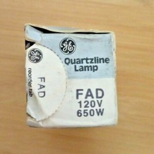 GE QUARTZLINE LAMP BULB FAD 120V 650W