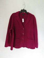 Talbots Merino Sweater Blazer 100% Merino Wool