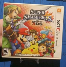 Super Smash Bros - Nintendo 3DS - CASE ONLY - WITH MANUAL - NO GAME Authentic