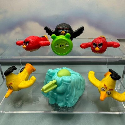2016 McDonald's Rovio Angry Birds Movie Toy (7) Pc.