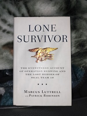Lone Survivor Marcus Luttrell Operation Redwing Seal Team 10 VERY GOOD