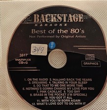 BS3817 BEST OF 80'S BACKSTAGE KARAOKE CDG