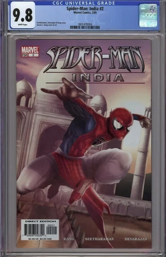Spider-Man India #2 Cgc 9.8 Pavitr Prabhakar Confirmed for Spider Verse 2 MOVIE