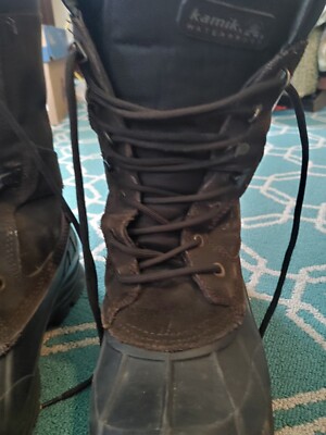 Kamik Wausau Waterproof Thinsulate Insulated Boots, Men’s 11 Utility Outdoors Kamik Thinsulate Insulated Lace Up Snow Boots Men main image 4