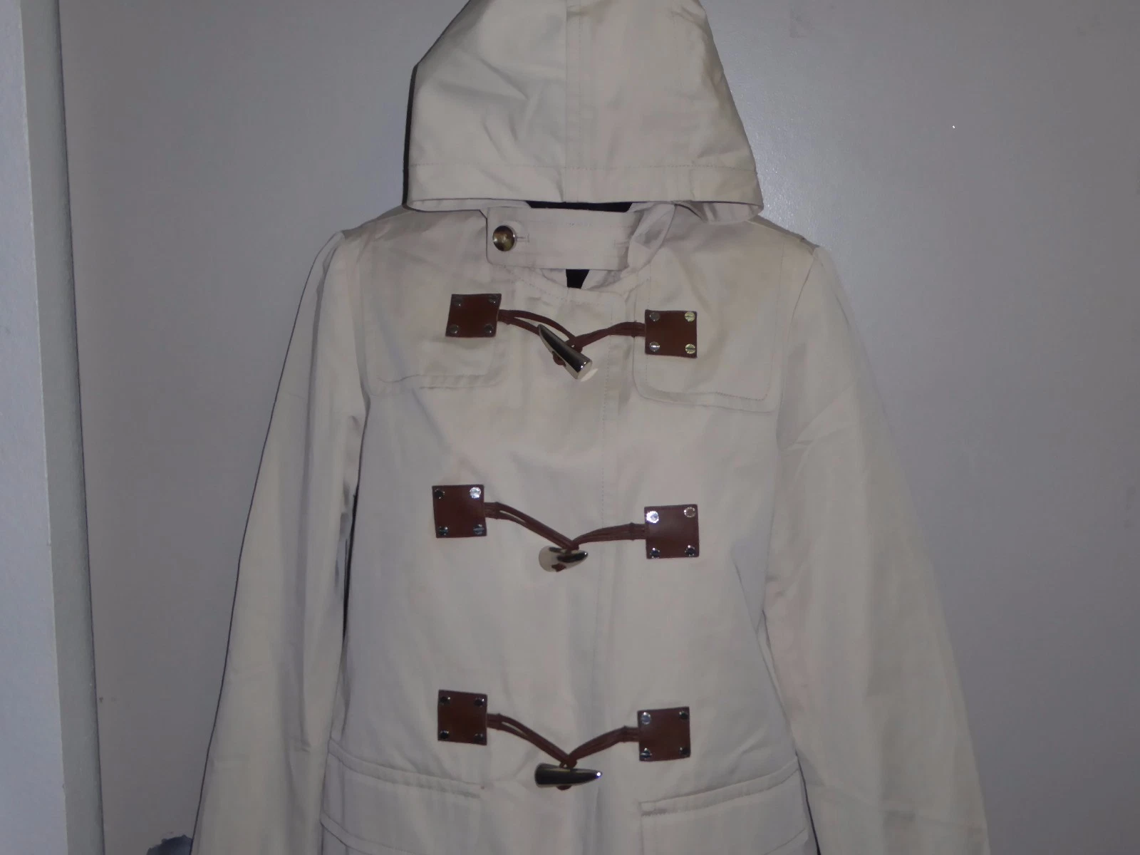 MICHAEL BY MICHAEL KORS TRENCH DONNA CON CAPPUCCIO BEIGE TAGLIA SMALL