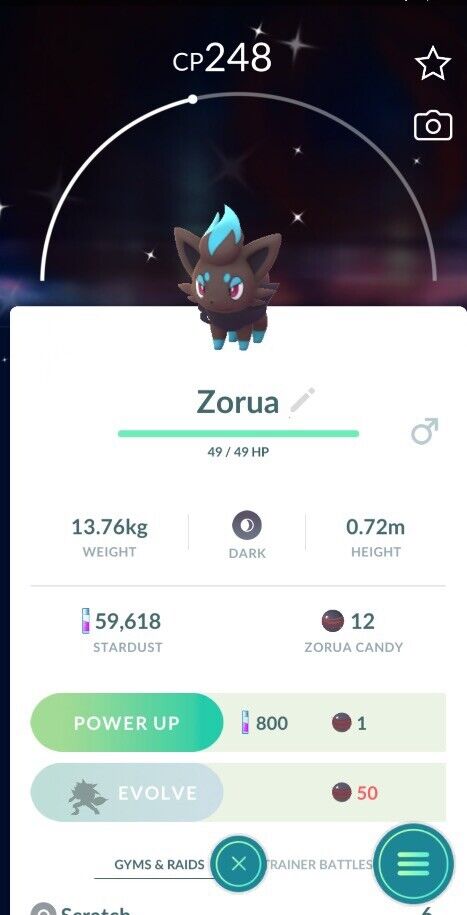 Conta c/ 32 Pokémons Shinys - Pokémon GO