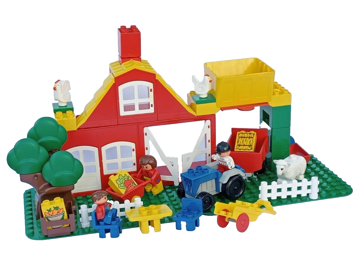 Playset LEGO DUPLO 2697 2699 Farm Animals VINTAGE Set fattoria animali