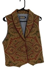 Ruff Hewn True American Wear Size M Vest Made In USA multicolor vintage