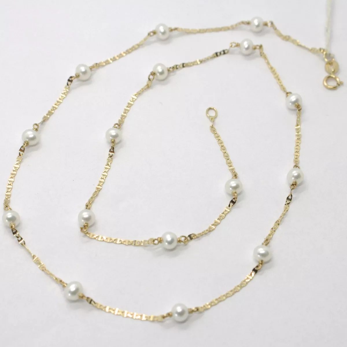 White and yellow gold necklace deals